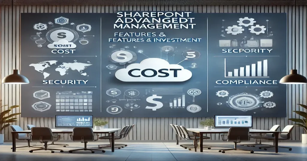 sharepoint advanced management cost